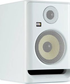 KRK Rokit 5 G5 White មានរចនាបថពណ៌ស White ទាន់សម័យ ផ្តល់អារម្មណ៍ស្អាត និងប្រណិត សមស្របនឹងស្ទូឌីយោសម័យថ្មី។ ការរចនារឹងមាំ និងសាមញ្ញ ជួយឲ្យឡូអ៊ែមើលទៅមានវិជ្ជាជីវៈ និងងាយស្រួលរៀបចំ setup។
