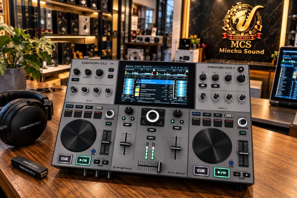 💻 VirtualDJ Computer Mode អនុញ្ញាតឱ្យ PRIME 4 G2 ប្រើជាមួយកុំព្យូទ័រ សម្រាប់ការងារ DJ បានយ៉ាងងាយស្រួល។🎧 ភ្ជាប់ទៅ Computer ដើម្បីគ្រប់គ្រង Music Library, Mixing និង Performance តាមរយៈ VirtualDJ។ ⚡ សមស្របសម្រាប់ DJ ដែលចង់បន្ថែមភាពបត់បែនក្នុងការប្រើប្រាស់ឧបករណ៍សម្រាប់ការសម្តែង និងការហាត់រៀន។